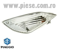 Semnalizare fata stanga transparenta originala Piaggio Fly 50-100-125-150cc